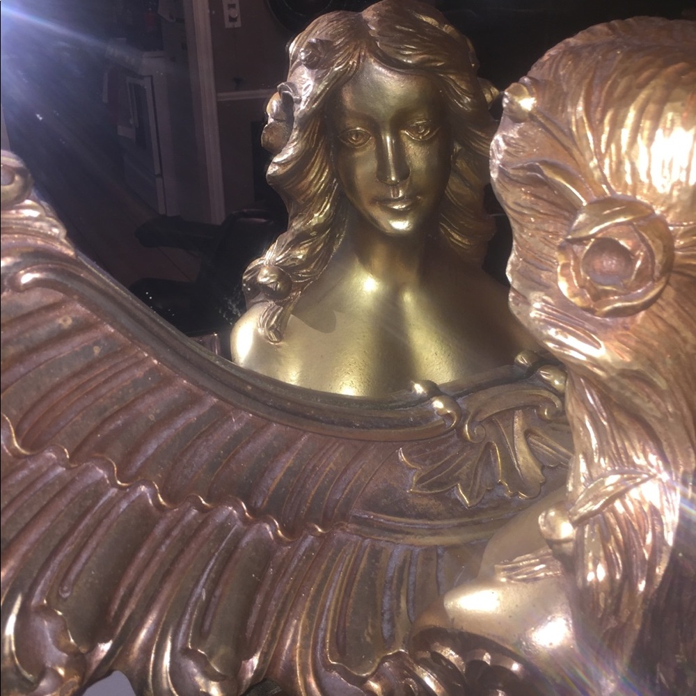 Collectors 18k Antique Gold Mirror